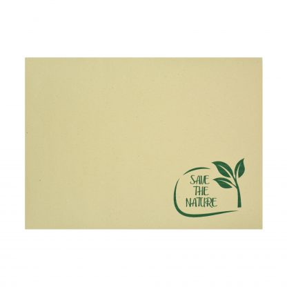 tovaglietta monouso in carta paglia fantasia "Save the nature";